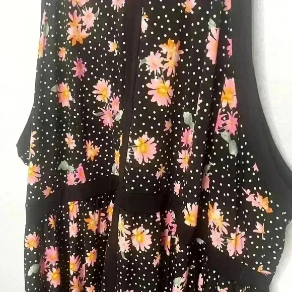 Torrid Haulter Floral Polka Dot High Neck Skater Dress NWT 6 6X 30 - Picture 7 of 10